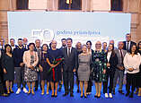 Eine Delegation aus Friedrichshafen reiste nach Sarajevo, um dort das 50-jährige Bestehen der Partnerschaft zwischen beiden Städten zu feiern. (Foto: Stadt Friedrichshafen)
