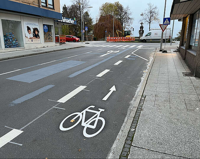Bildausschnitt Friedrichstraße. (Foto: Stadt Friedrichshafen)