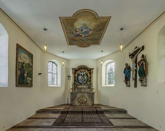 Kapelle Mariä Heimsuchung in Raderach von innen
