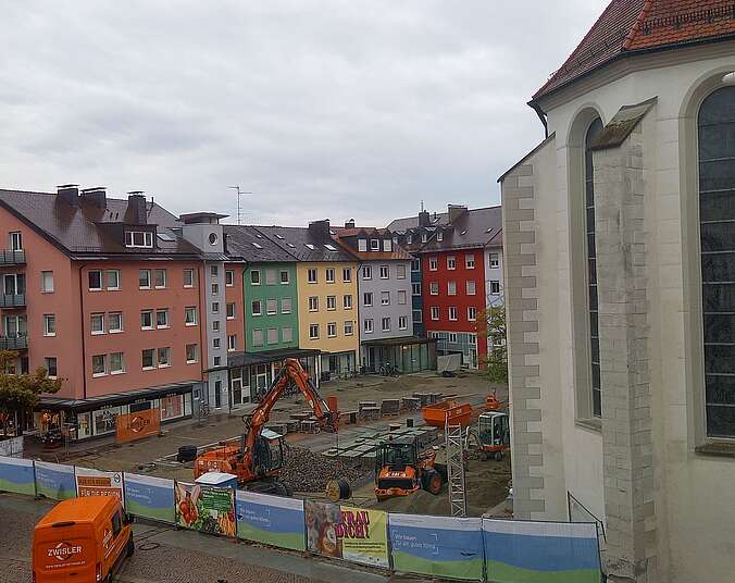 Baustelle Adenauerplatz Friedrichshafen